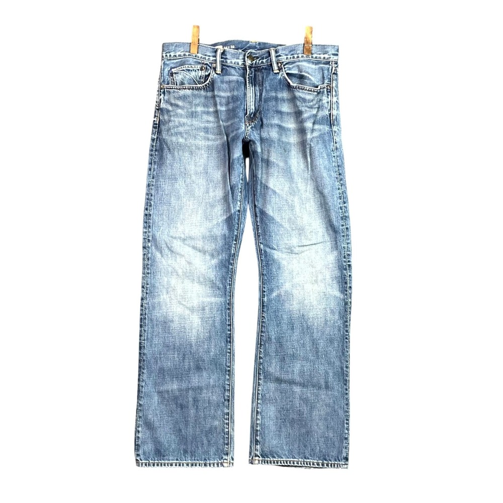 Gap 1969 Bootcut Jeans Mens 34x32 Blue Denim Streetwear Workwear Outdoor Grunge